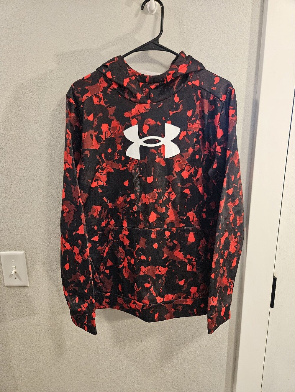 Under Armour Fleece Camo Hoodie Youth Size Xl New